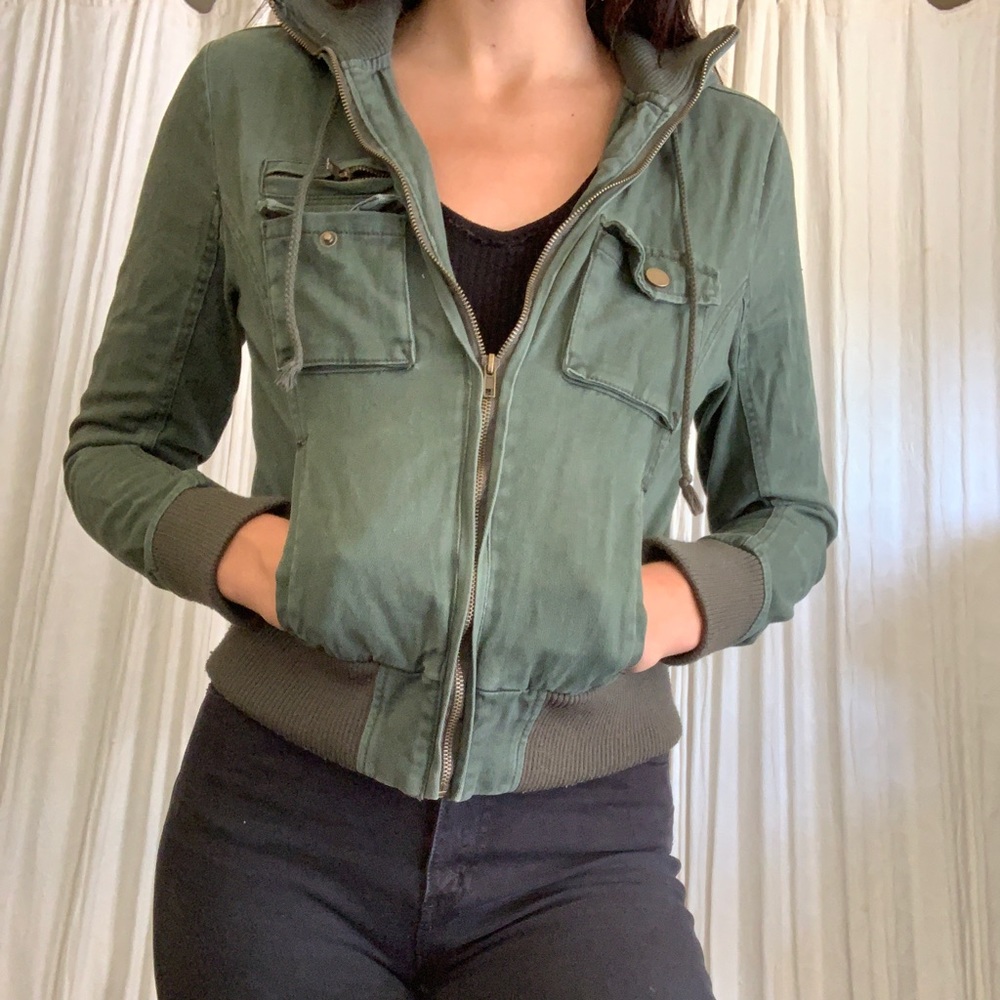 LA Hearts Zip Up Jacket